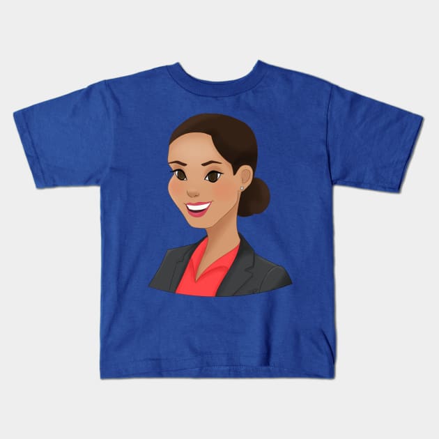 Amy Kids T-Shirt by ArtbyDJV